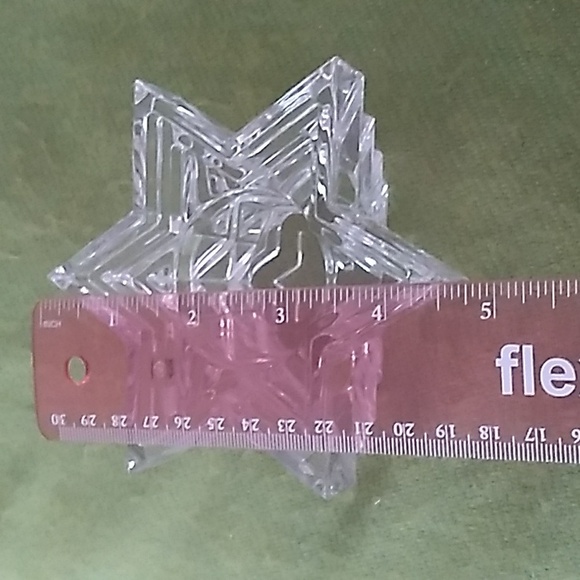 Vintage WMF Lead Crystal Starlight Votive Candle Holder 6-Pointed Star of David - Picture 6 of 8